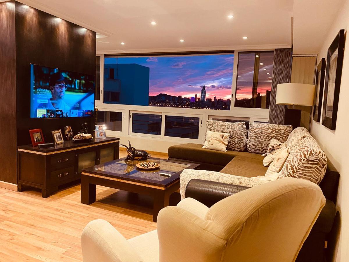 Be Luxury Apartment 20 Mts From The Beach Benidorm Bagian luar foto